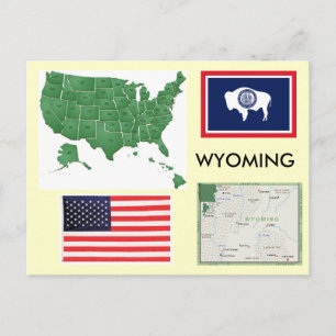 Wyoming, USA Vykort
