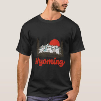 Wyoming utomhus 80's Mountain Stil T Shirt