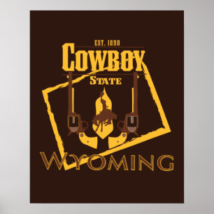 Wyoming väggaffisch poster