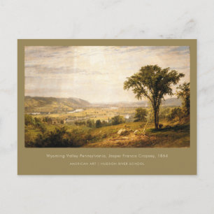 Wyoming Valley Pennsylvania American Art Painting Vykort