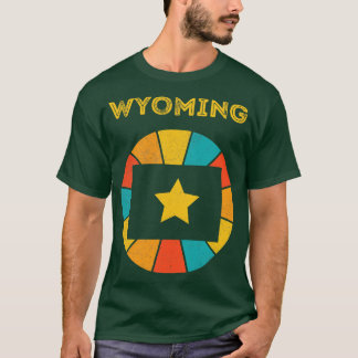 Wyoming Vintage Distress Souvenir 1 T Shirt
