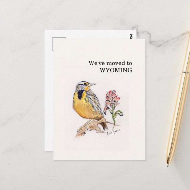 Wyoming Vykort (Fram/Back In Situ)