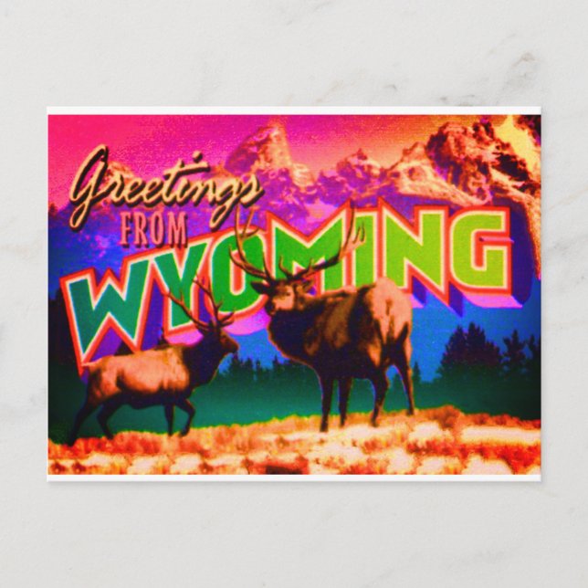 Wyoming vykort (Framsida)