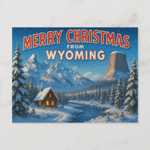 WYOMING-vykort Vykort