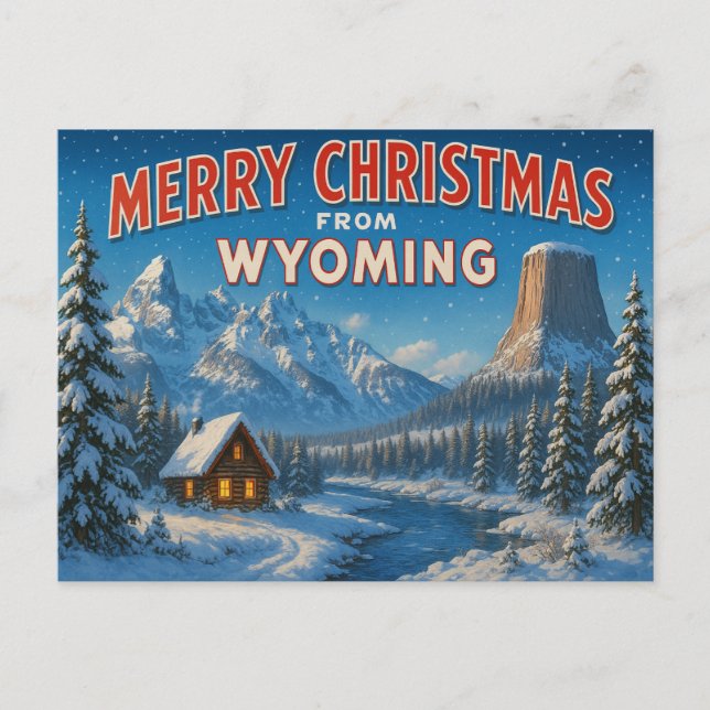 WYOMING-vykort Vykort (Framsida)