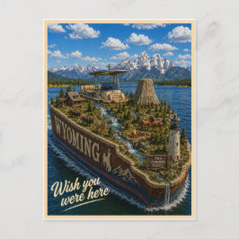 Wyoming | Wish You Were Here | Statserie Vykort