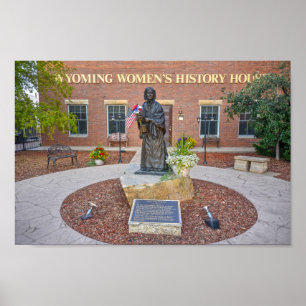 Wyoming Women's History House, Laramie, Wyoming Poster