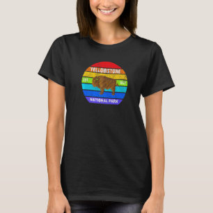 Wyoming Yellowstone nationalpark Souvenir Bison B T Shirt