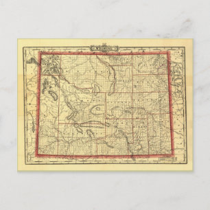 Wyomingkarta 1895 vykort