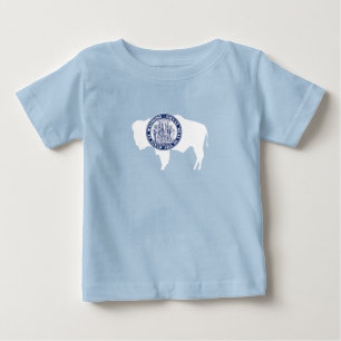 Wyomings delstatsflagga t shirt