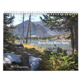 Wyoming's Snowy Range Scenia Byway Calendar Kalender