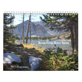 Wyoming's Snowy Range Scenia Byway Calendar Kalender