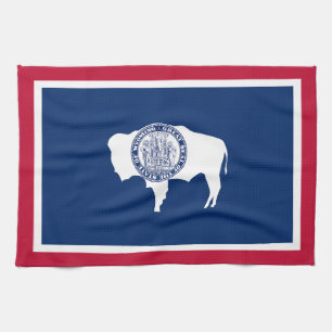 Wyomings statsflagga kökshandduk