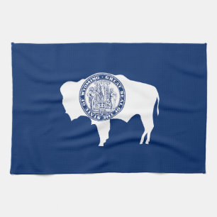 Wyomings statsflagga kökshandduk