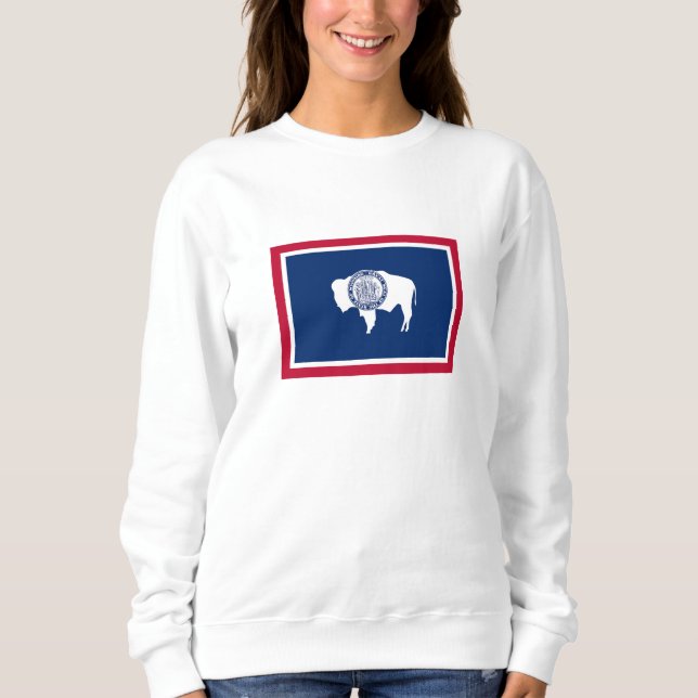 Wyomings statsflagga t shirt (Framsida)