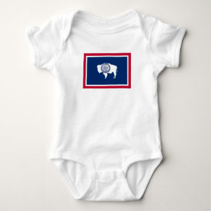 Wyomings statsflagga t shirt