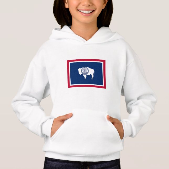 Wyomings statsflagga t shirt (Framsida)
