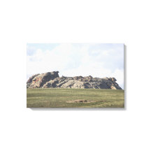 Wyomings Vedauwoo-Kanvastryck