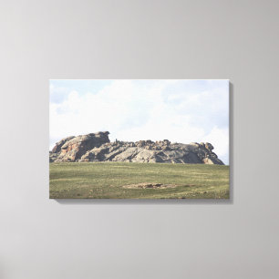 Wyomings Vedauwoo-Kanvastryck Canvastryck