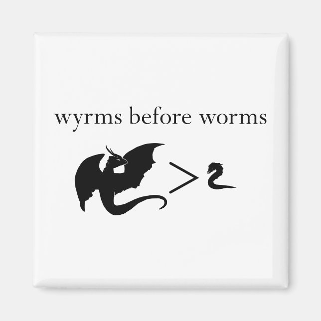 Wyrms Före Mask Magnet (Framsidan)