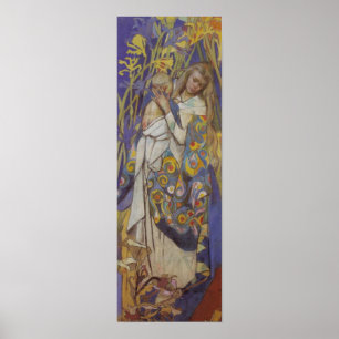 Wyspianski Caritas (Madonna och barnet), 1904 (1) Poster