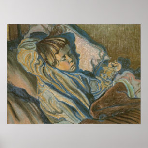 Wyspianski Mietek som sovar, 1902 Poster