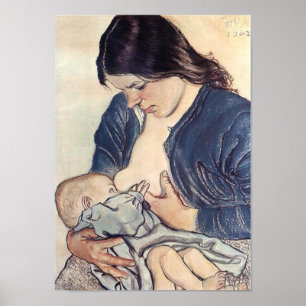 Wyspianski Moderskap, 1902 Poster