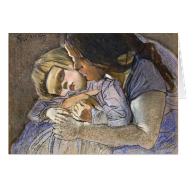 Wyspianski Moderskap, 1903 OBS Kort (Framsidan Horizontal)