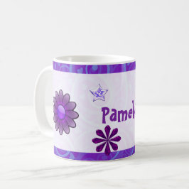 Wysteria Jeweled 3D LÄGG TILL DITT NAMN Kaffemugg