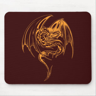 Wyvern Dragon är fantasi mytiska besvär Musmatta