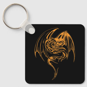 Wyvern Dragon är fantasi mytiska besvär Nyckelring