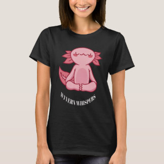 Wyvern Whispers Cute Funny Yoga Dragon Design Pre  T Shirt