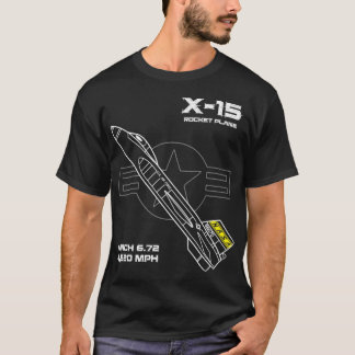 X15 Rocket Flygplan T Shirt