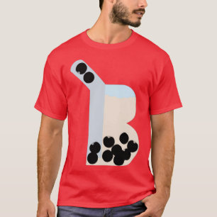 x27 Bx27 för Boba Mjölk Tea T Shirt