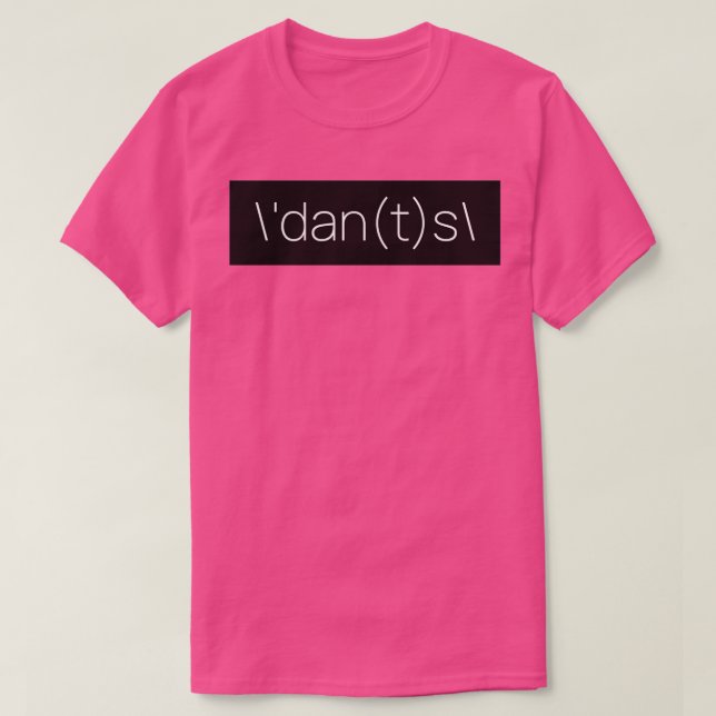x27 dants-självhäftande Esm-kraftfull offert T Shirt (Design framsida)