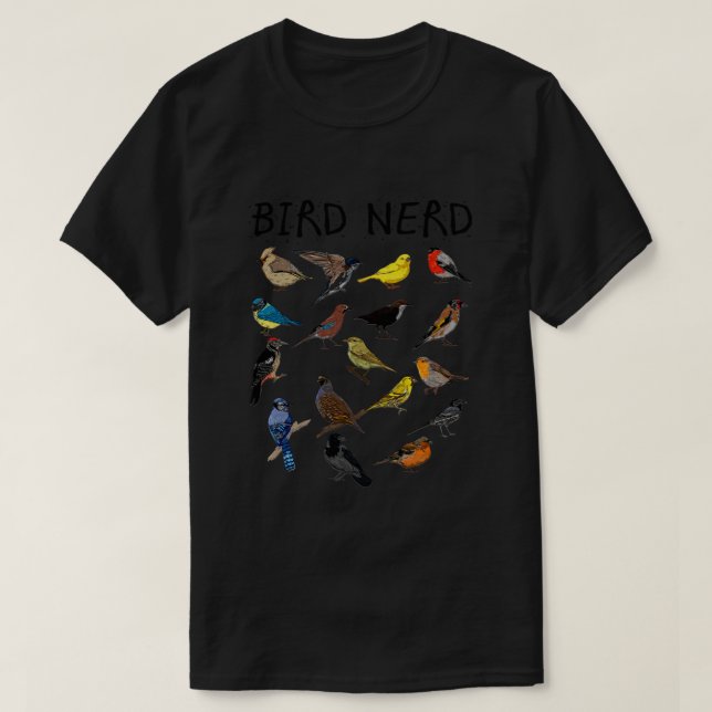 &x27;Fågelhinnor av olika fågelslag&x27; Cute B T Shirt (Design framsida)