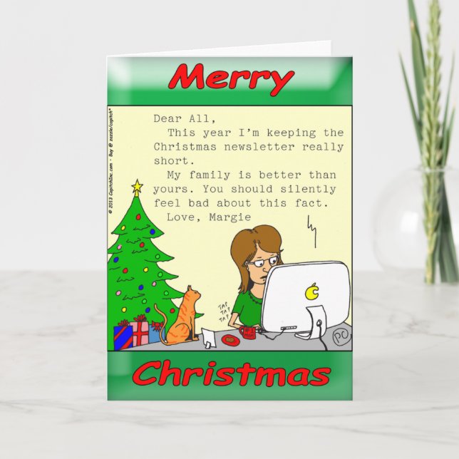 x62 Min familj är bättre än din... Helgkort (Framsida)