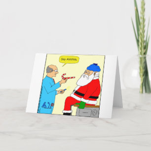 x85 Santa say ahh Tecknad Helgkort