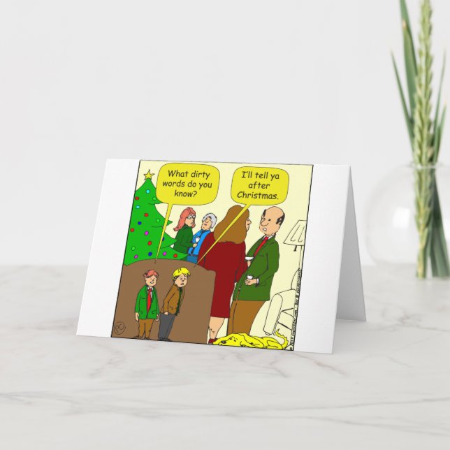 x94 smutsar ner ord 1 tecknad helgkort (Framsida)