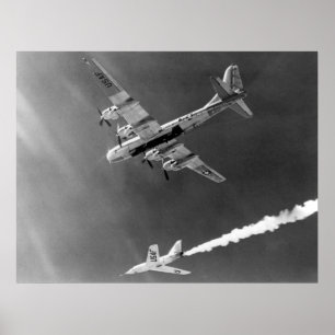 X-2 Rocket Flygplan Poster