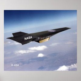 X-43A Hypersonic Ramjet poster 20 x 24 tum