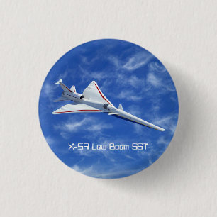 X-59 Supersonic Jet-flygplan med låg starthastighe Knapp