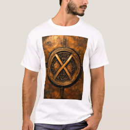 X alfabet namn t shirt