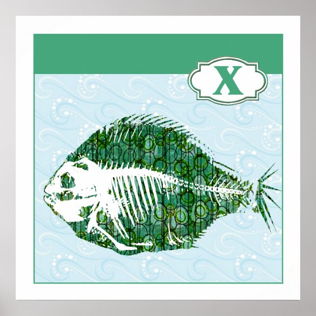 X är för X-Ray Fish Poster (Framsidan)