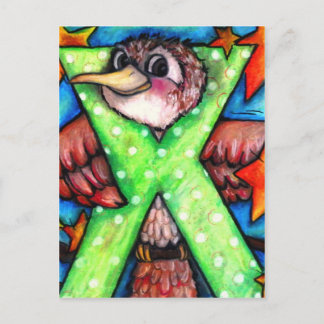 X är för Xenops Vykort