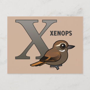 X är för Xenops Vykort