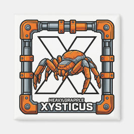 X är för Xysticus (Krabbspindel) – GTA Style ABC Magnet