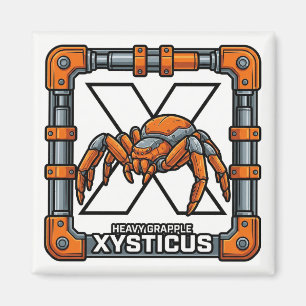 X är för Xysticus (Krabbspindel) – GTA Style ABC Magnet