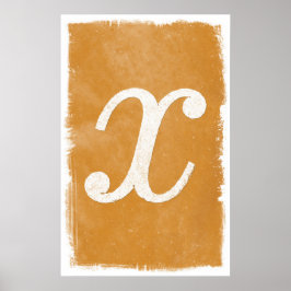 X art - Matematik Poster