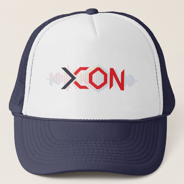 X-Con Logotyp Navy / White Keps (Framsida)